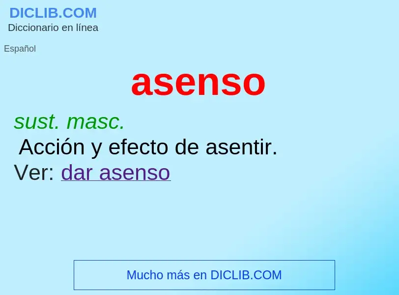 Wat is asenso - definition