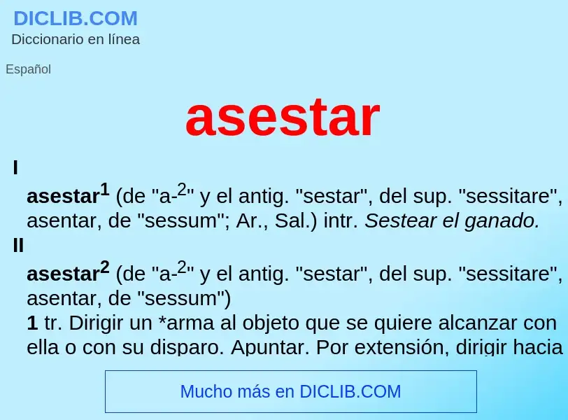 What is asestar - definition