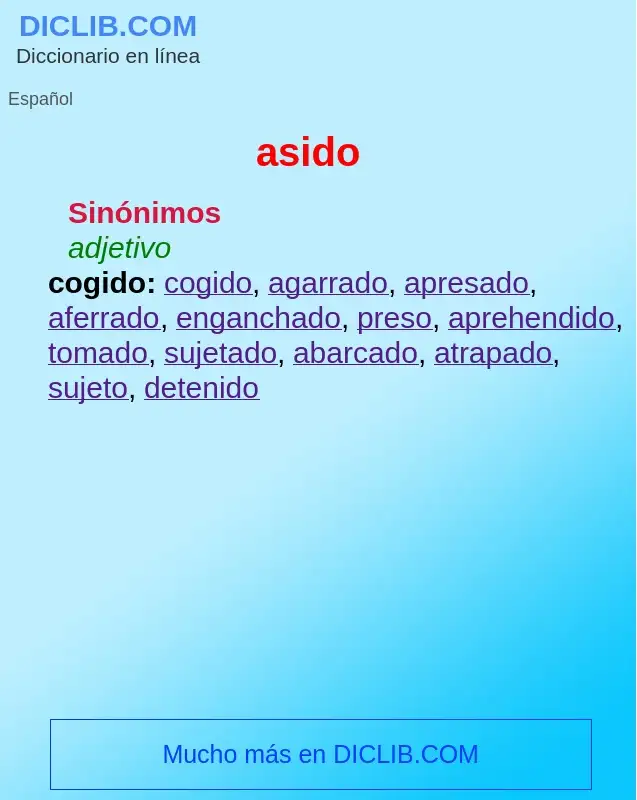 What is asido - definition