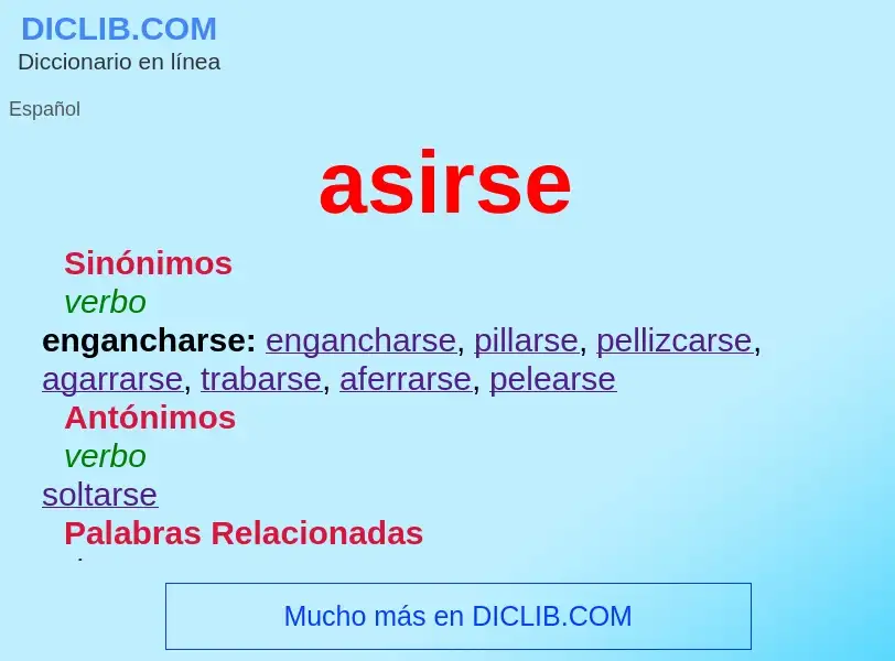 What is asirse - meaning and definition