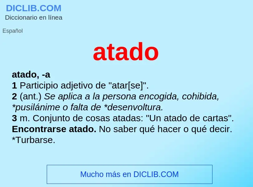 What is atado - definition