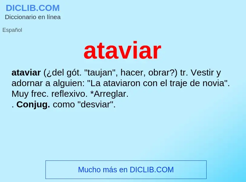 What is ataviar - definition