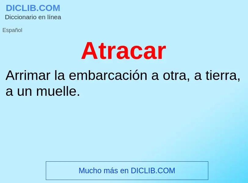 What is Atracar - definition