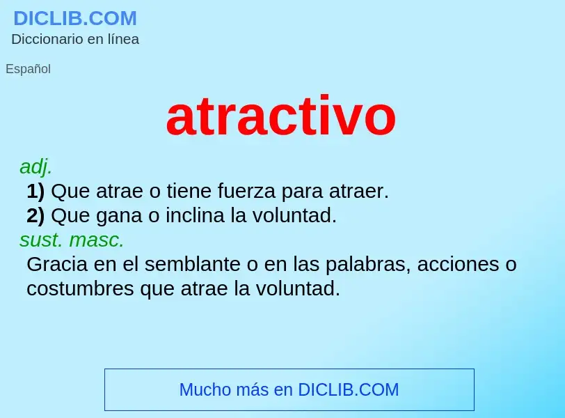 Wat is atractivo - definition