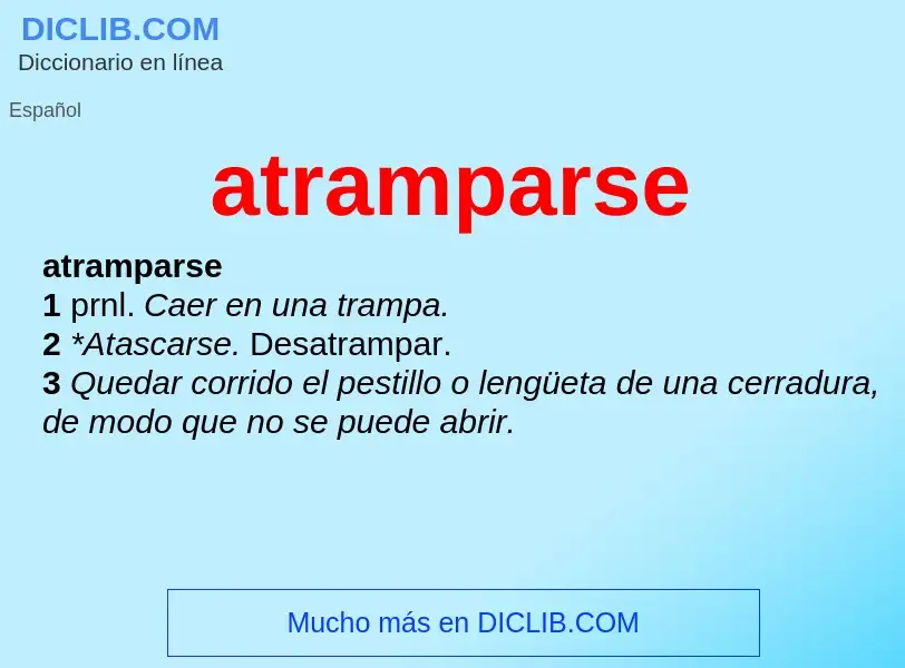 What is atramparse - definition