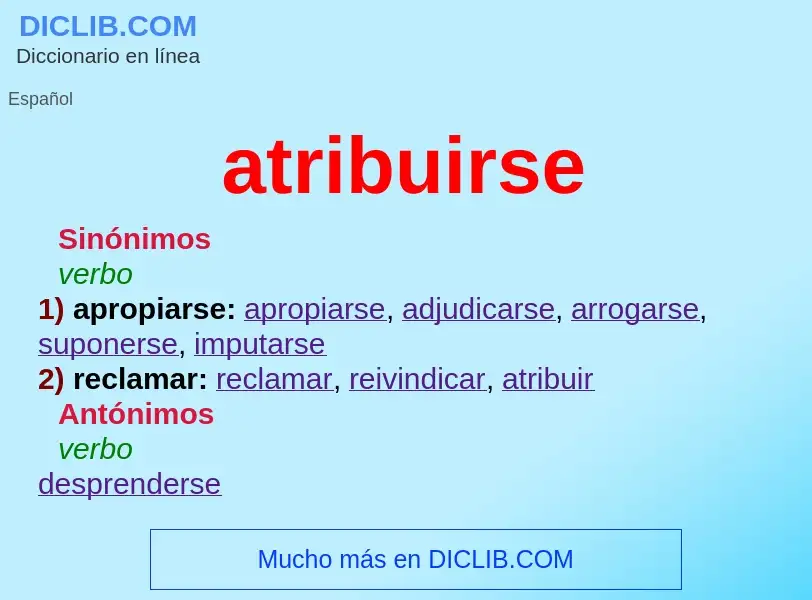 ¿Qué es atribuirse? - significado y definición