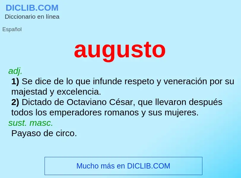 What is augusto - definition