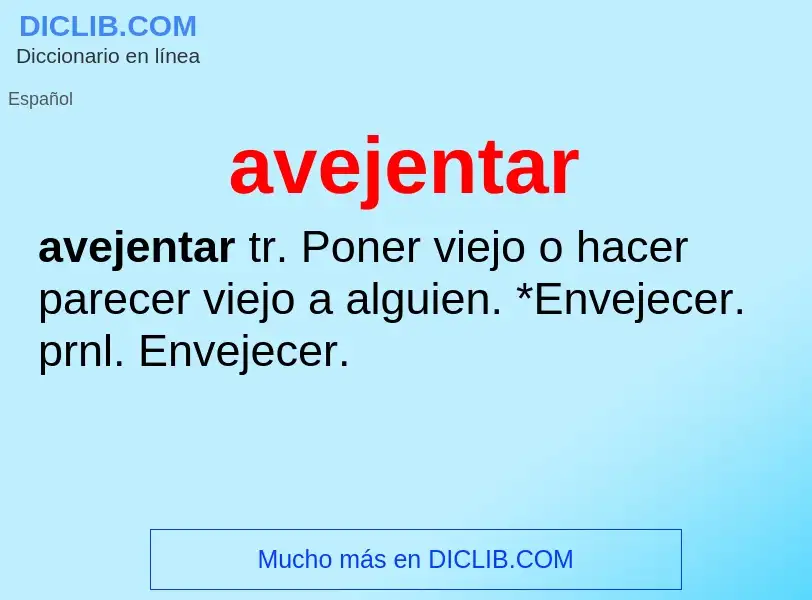 Wat is avejentar - definition