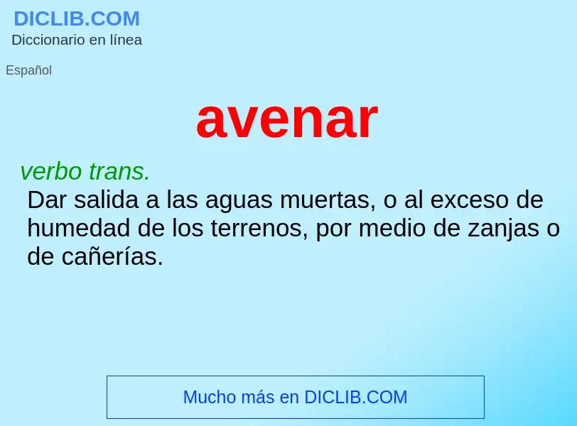 What is avenar - definition