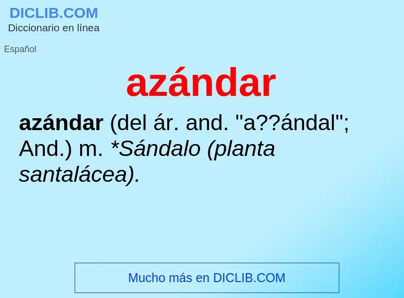 O que é azándar - definição, significado, conceito