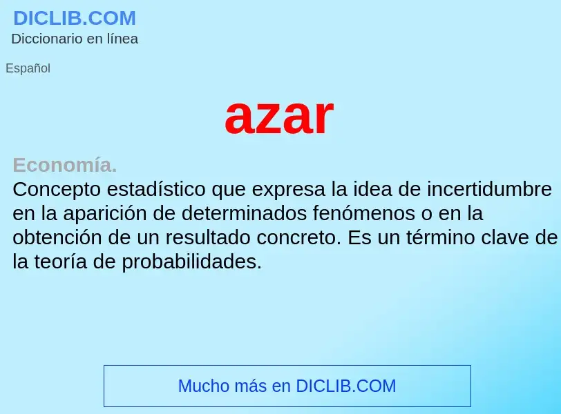 Wat is azar - definition