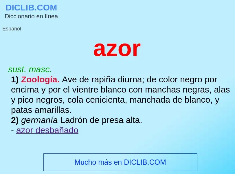 Wat is azor - definition