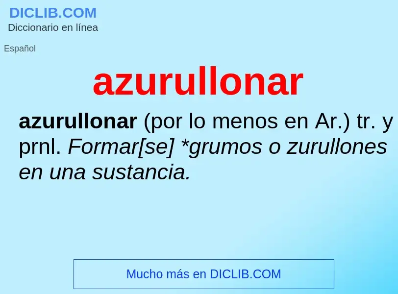 O que é azurullonar - definição, significado, conceito