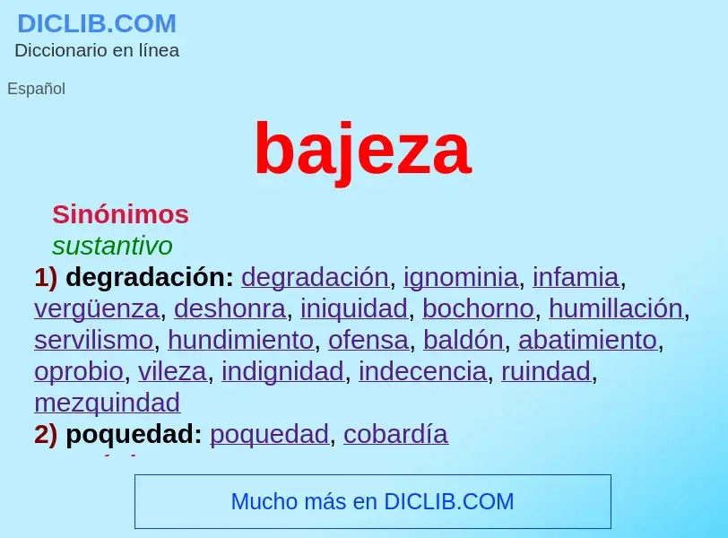 Wat is bajeza - definition