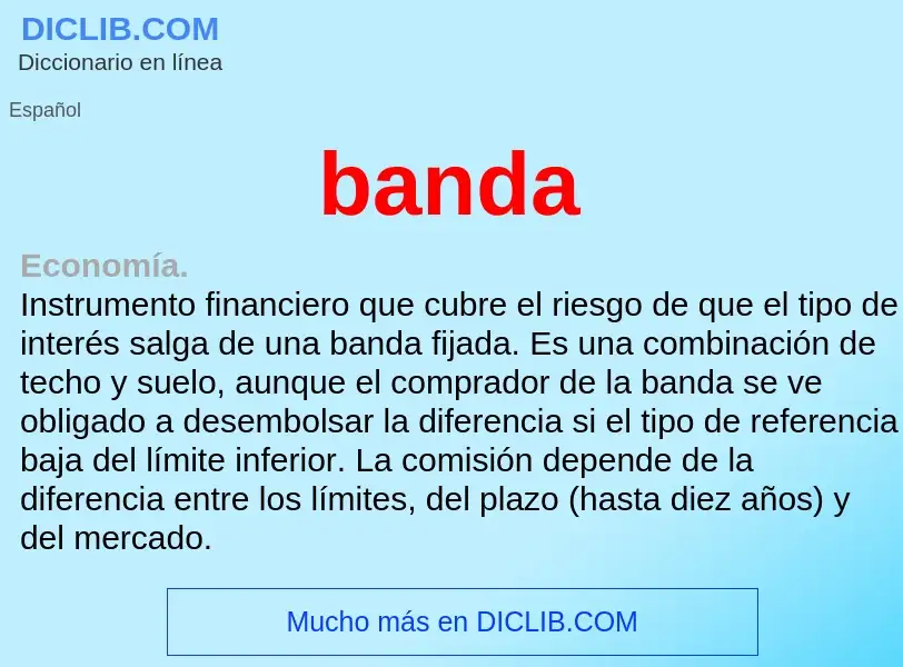 O que é banda - definição, significado, conceito