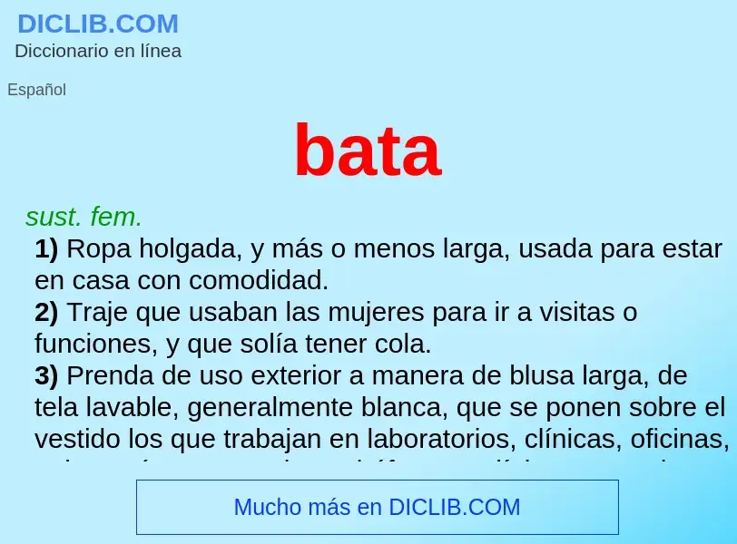 What is bata - definition