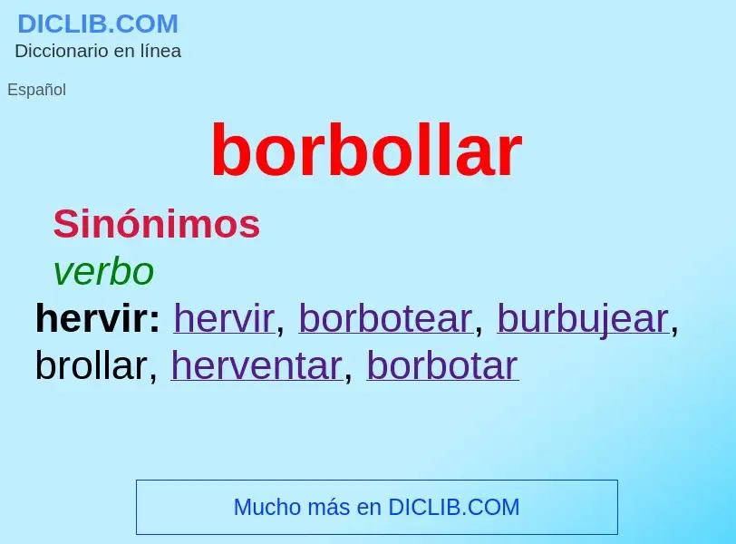 What is borbollar - definition