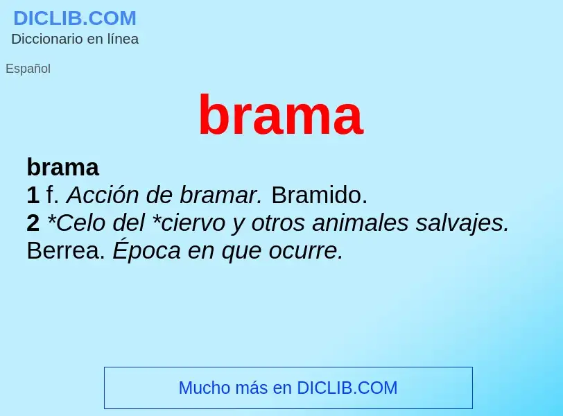 Wat is brama - definition