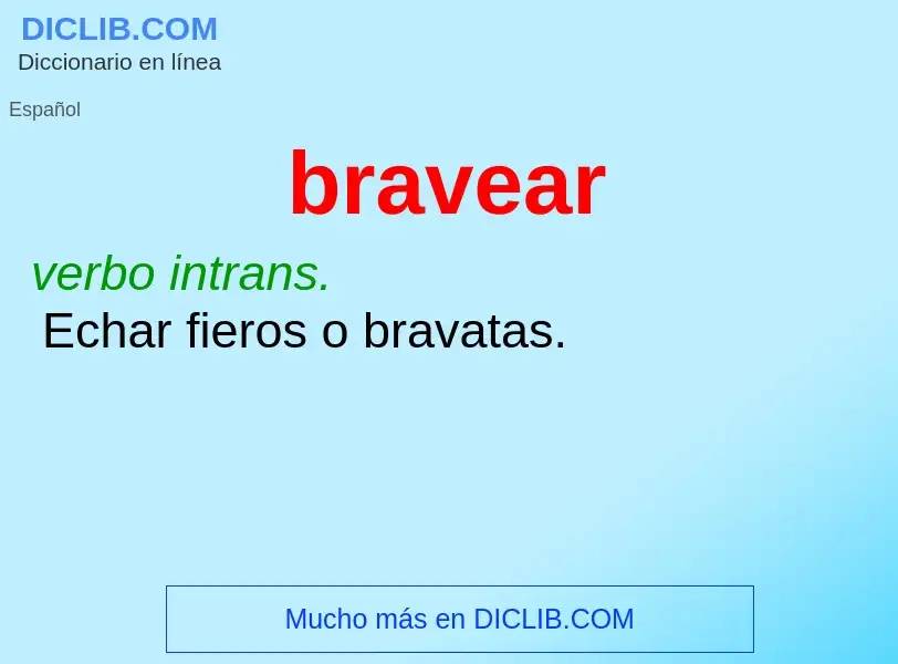 What is bravear - definition