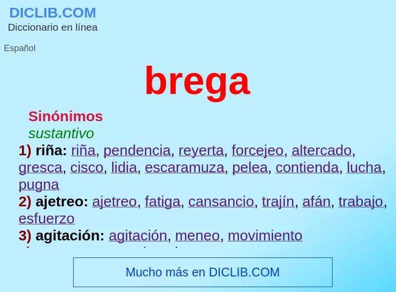 Wat is brega - definition