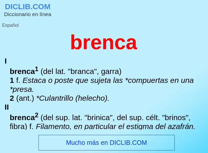 Что такое brenca - определение