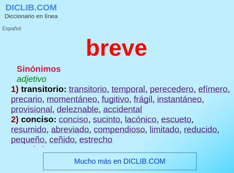 What is breve - definition