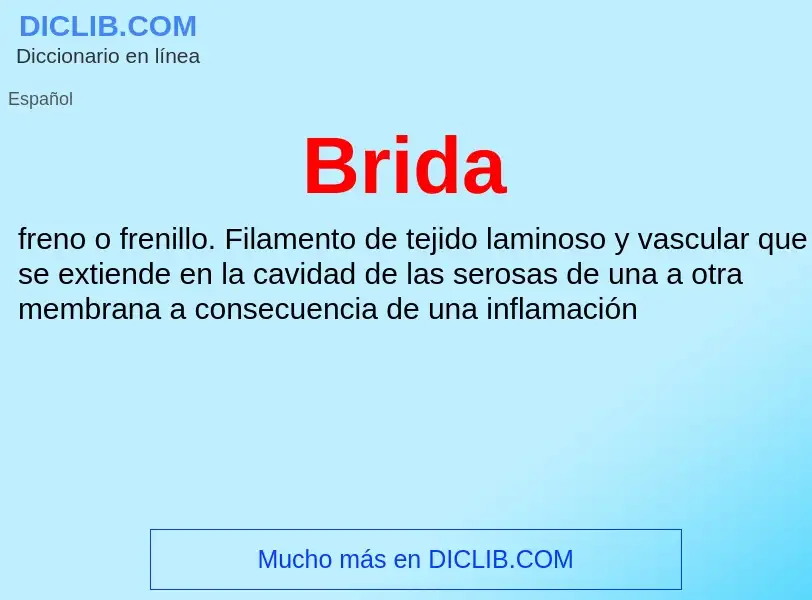 Was ist Brida - Definition