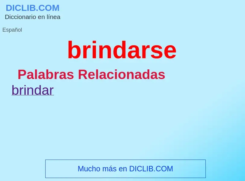 Wat is brindarse - definition