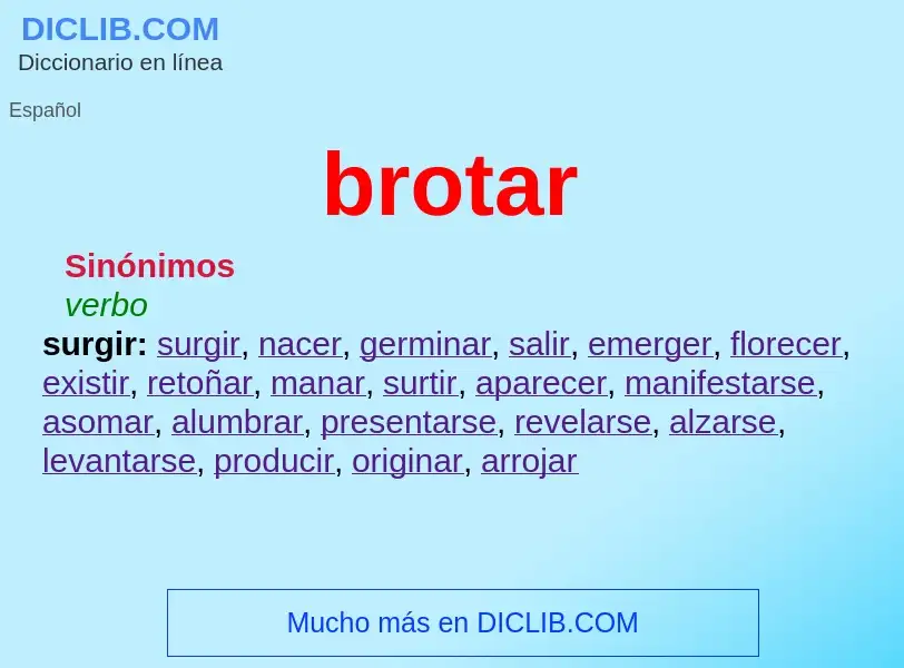 Was ist brotar - Definition