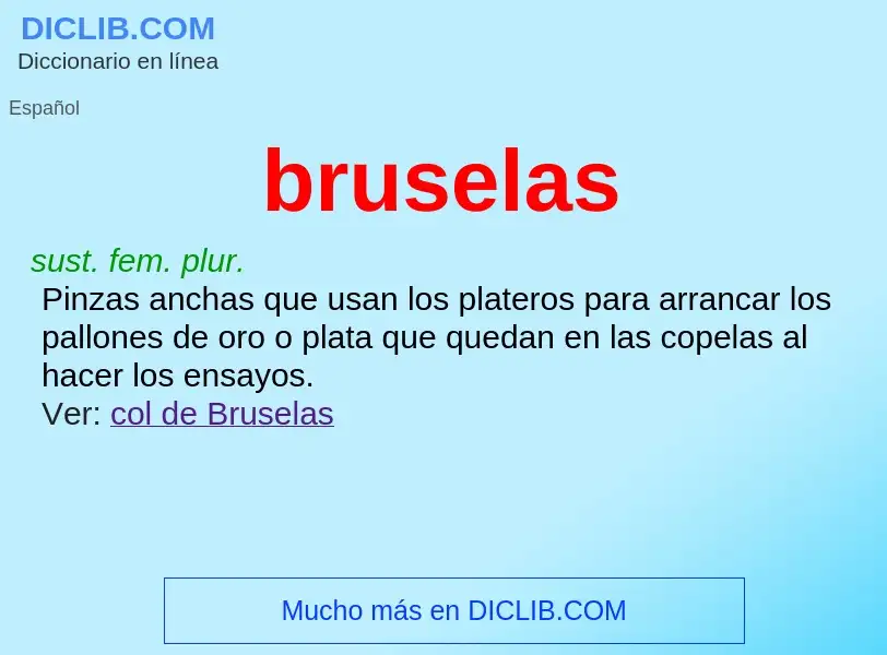 Wat is bruselas - definition