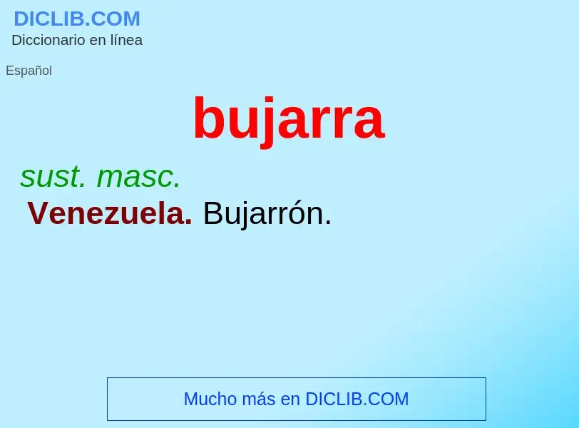 Wat is bujarra - definition