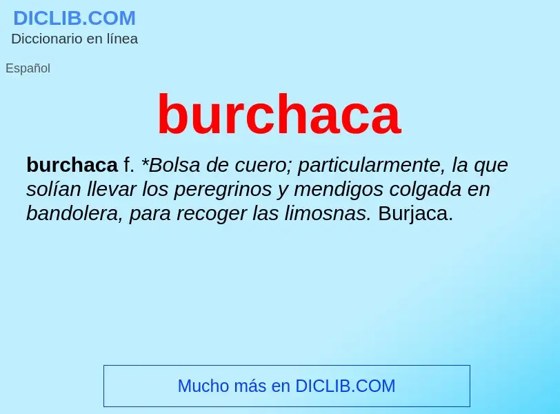 Что такое burchaca - определение