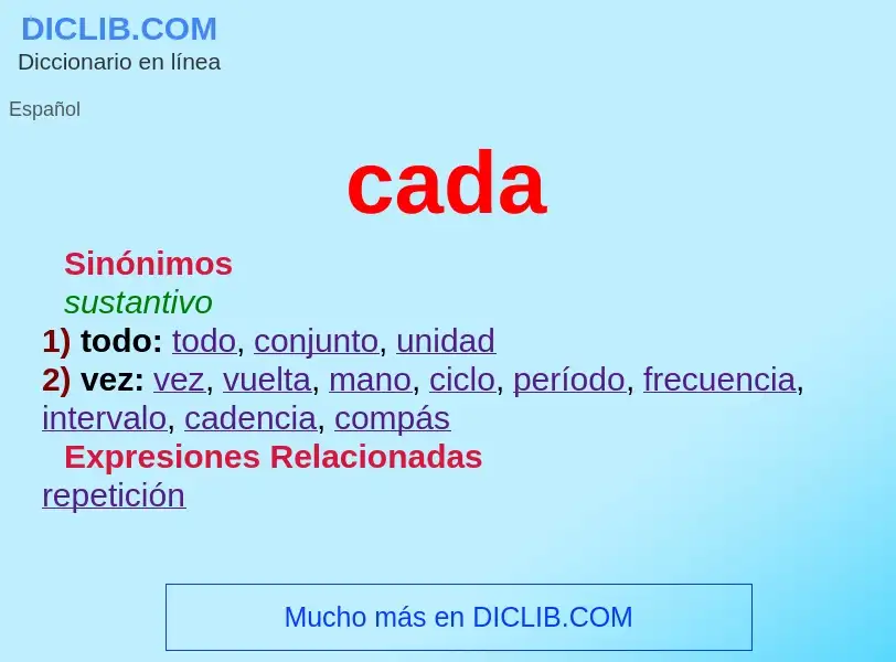 What is cada - definition