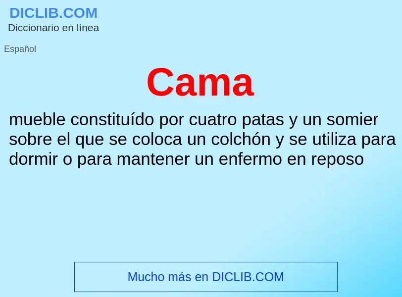 Wat is Cama - definition