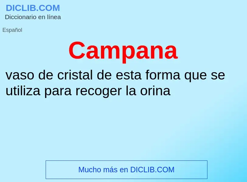 Wat is Campana - definition