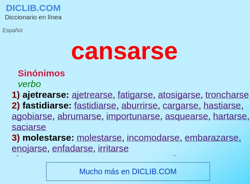 Was ist cansarse - Definition