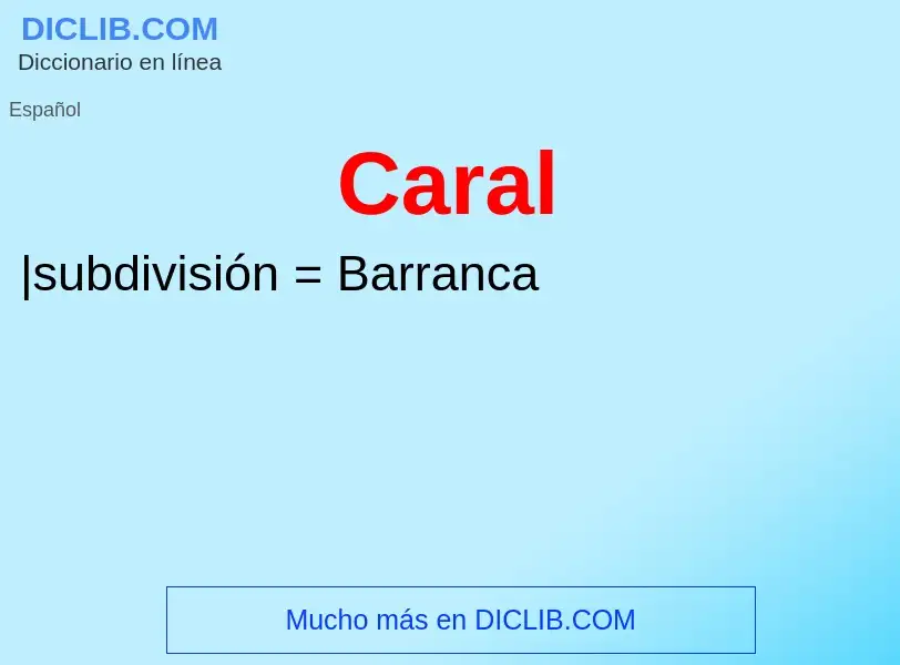 ¿Qué es Caral? - significado y definición