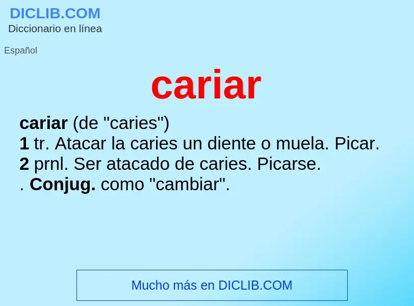 What is cariar - definition