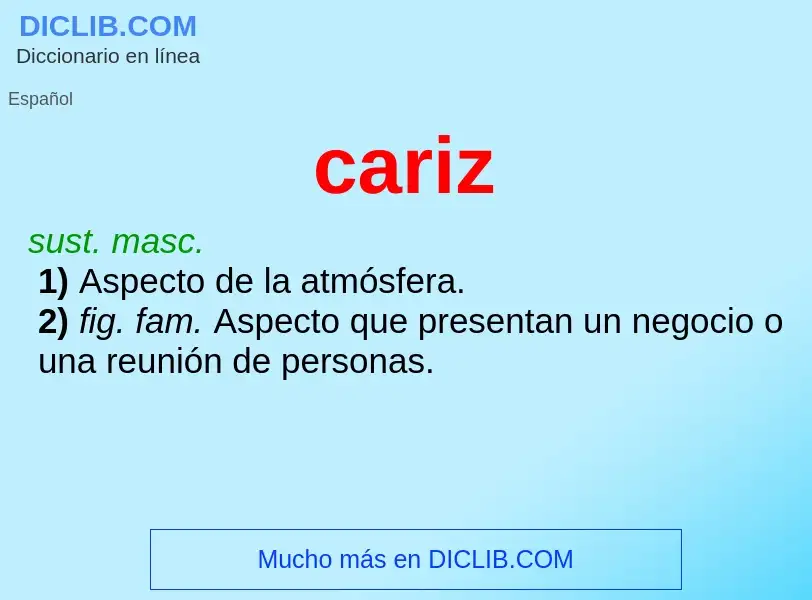 Wat is cariz - definition