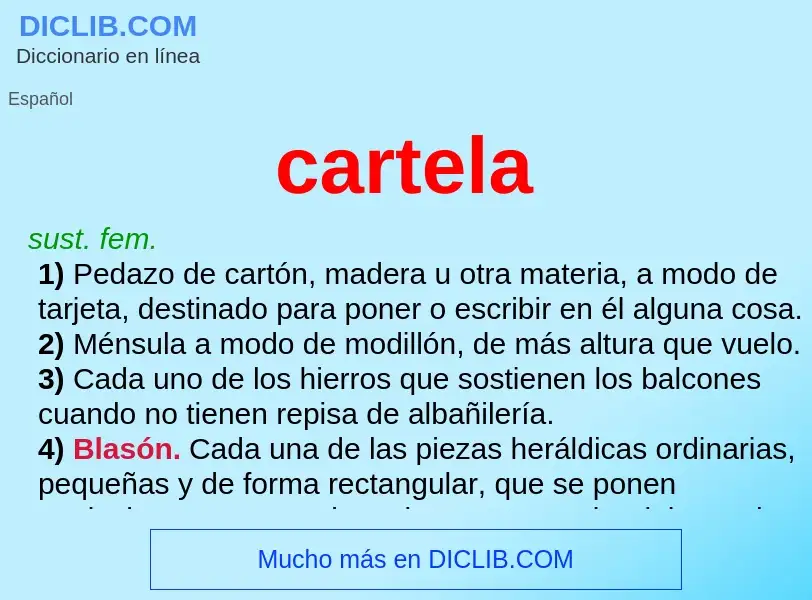 What is cartela - definition