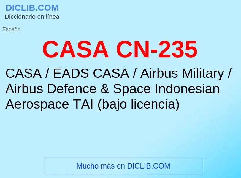 Was ist CASA CN-235 - Definition