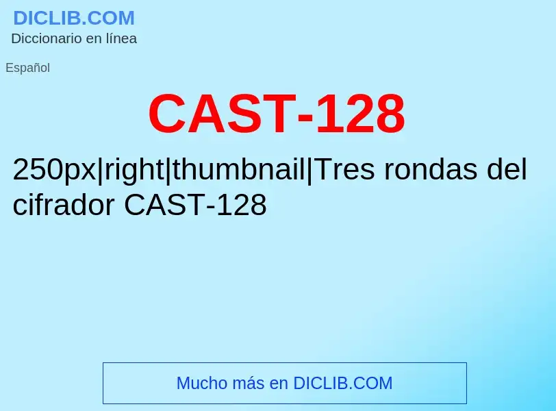 Was ist CAST-128 - Definition