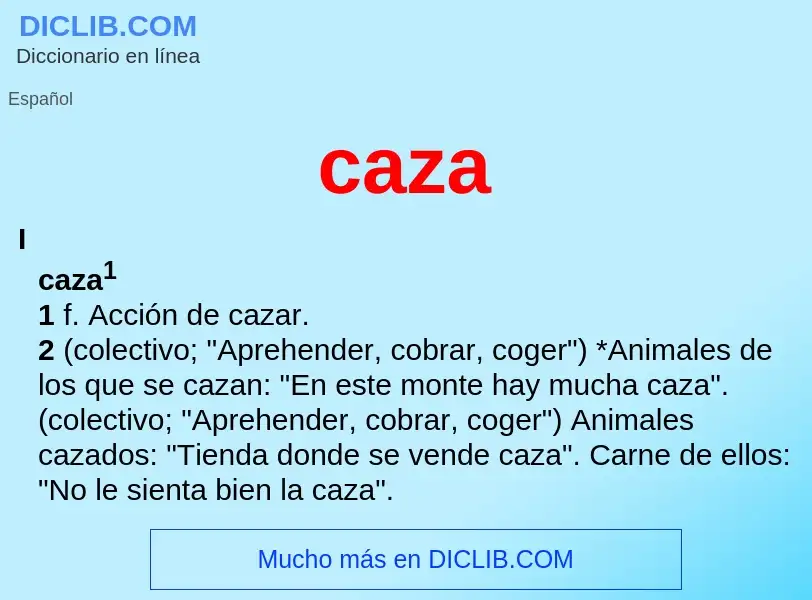 Wat is caza - definition