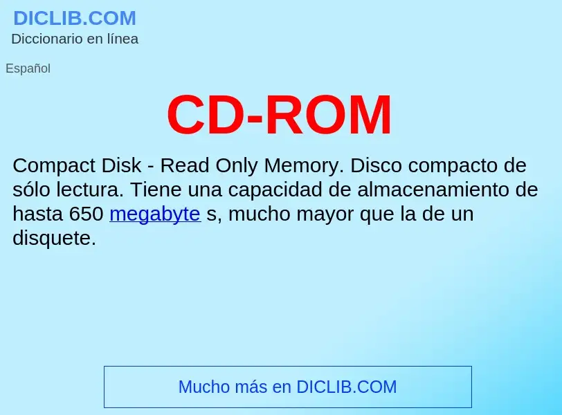 Was ist CD-ROM - Definition