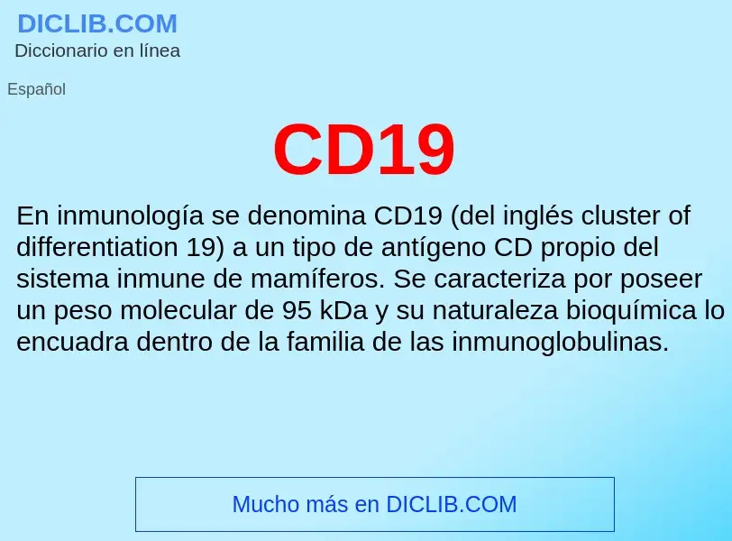 Was ist CD19 - Definition