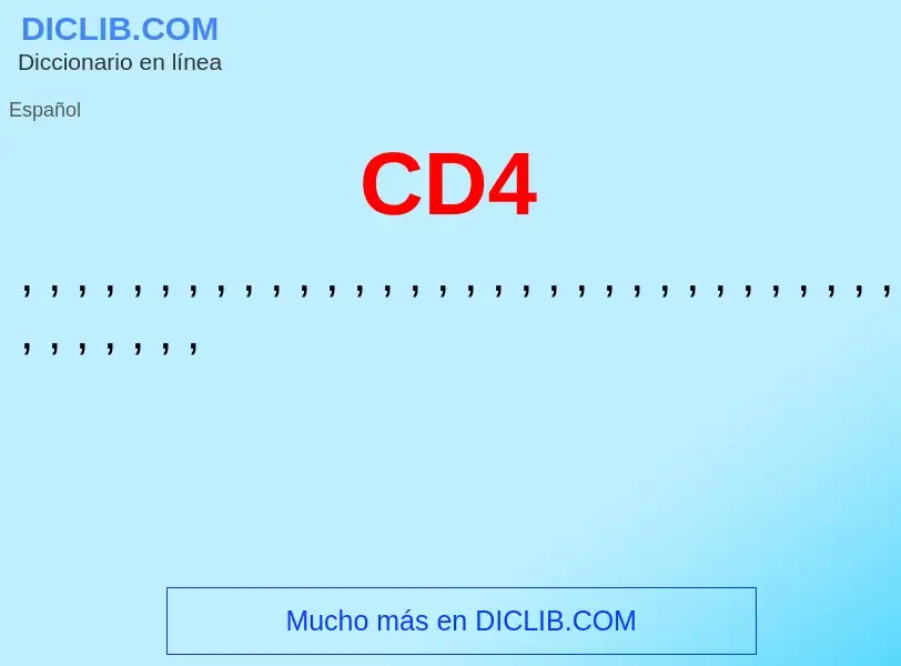 Was ist CD4 - Definition