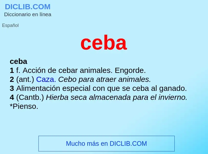 What is ceba - definition