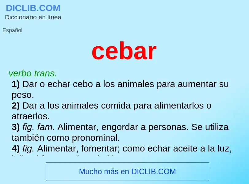 What is cebar - definition