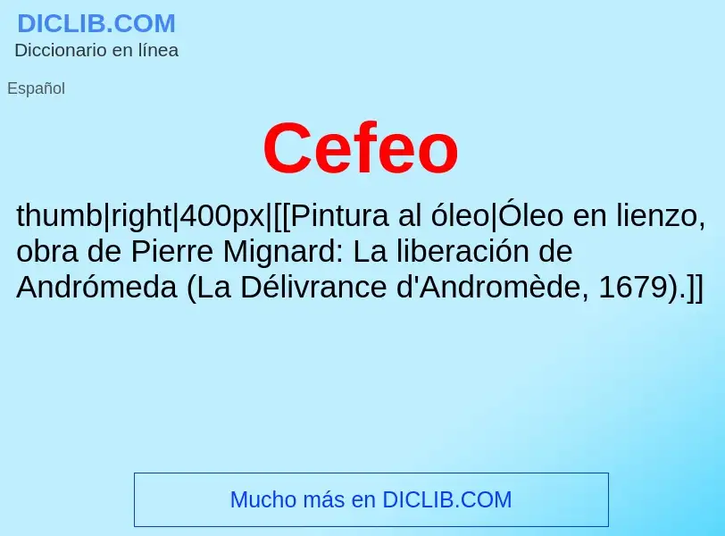 Wat is Cefeo - definition