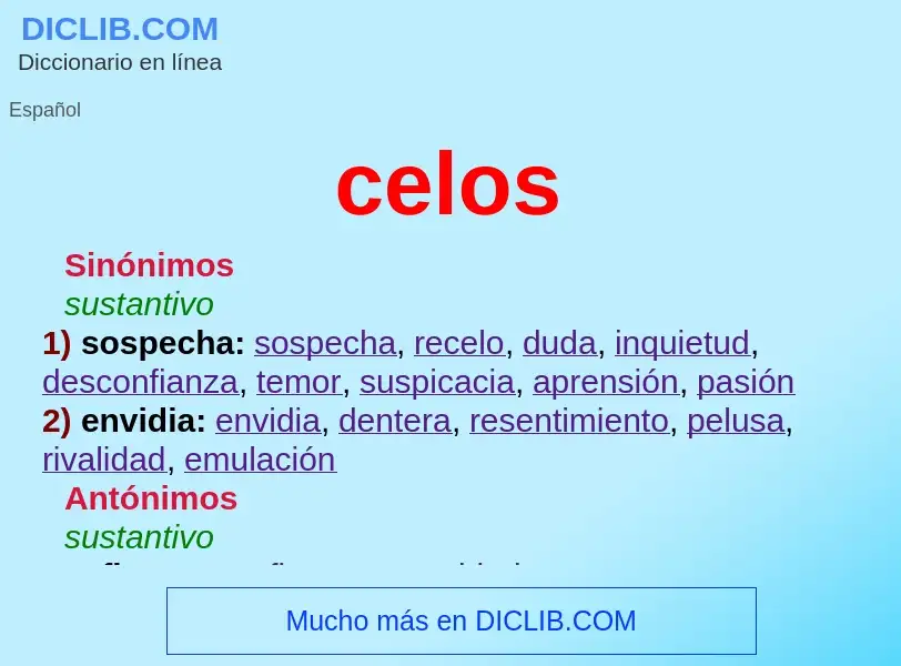 Wat is celos - definition